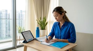 Professional in Singapore studying Mandarin at home