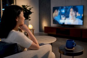 Adult learner watching Chinese television drama