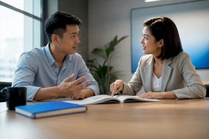 Professional receiving private Mandarin lesson